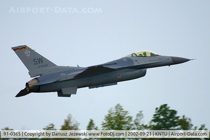 91-0365, 1991 General Dynamics F-16C Fighting Falcon C/N CC-63, F-16CJ Fighting Falcon 91-0365 SW from 77th FS 'Gamblers' 20 FW Shaw AFB, SC
