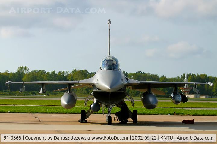 91-0365, 1991 General Dynamics F-16C Fighting Falcon C/N CC-63, F-16CJ Fighting Falcon 91-0365 SW from 77th FS 'Gamblers' 20 FW Shaw AFB, SC