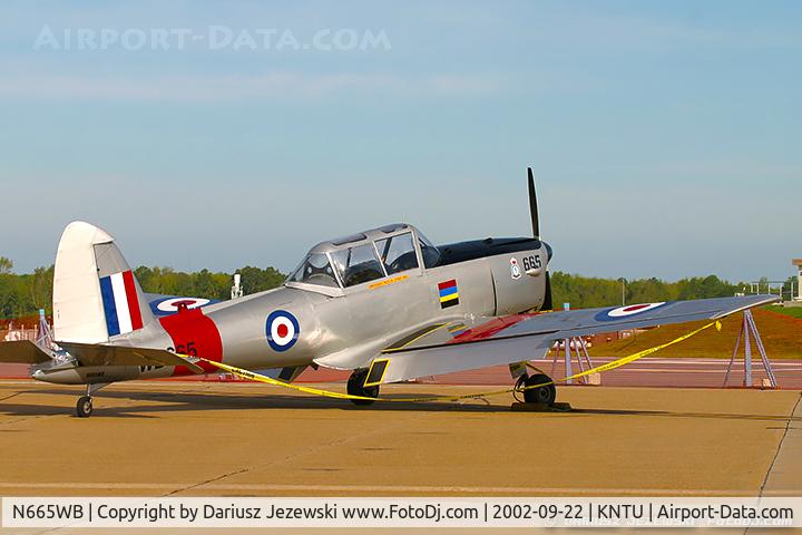 N665WB, 1955 De Havilland DHC-1 Chipmunk 22A C/N C1/0113, De Havilland Chipmunk 22A C/N C1-0113, N665WB