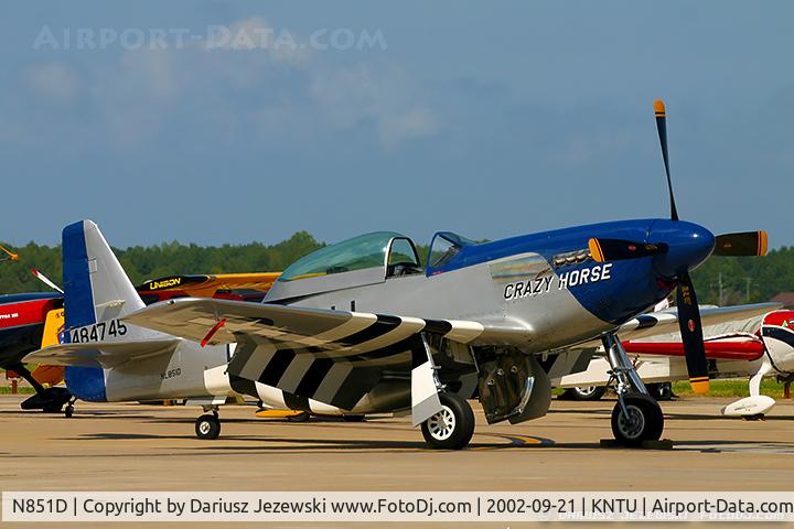 N851D, 1944 North American P-51D Mustang C/N 44-84745, North American P-51D Mustang 
