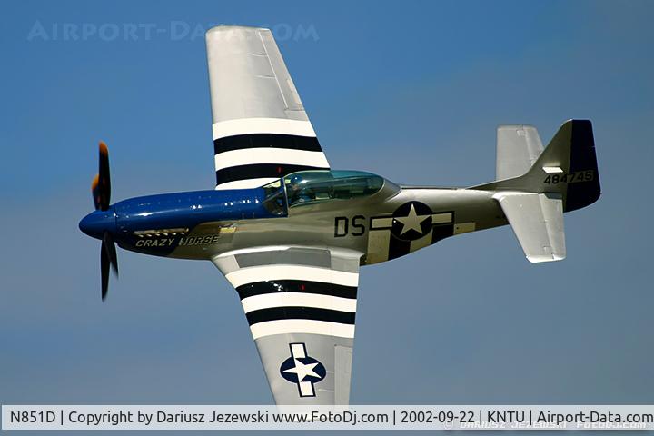 N851D, 1944 North American P-51D Mustang C/N 44-84745, North American P-51D Mustang 