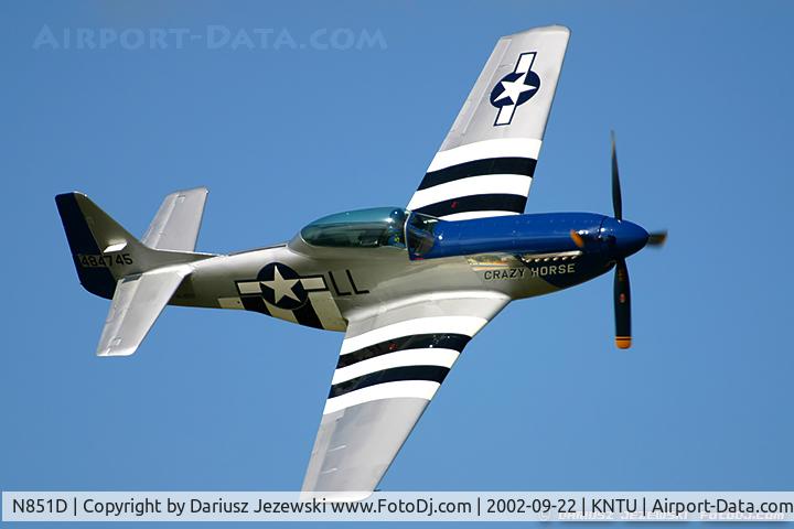 N851D, 1944 North American P-51D Mustang C/N 44-84745, North American P-51D Mustang 