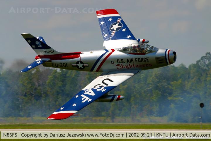N86FS, 1954 Canadair F-86 MK.5 Sabre C/N 1157, Canadair F-86 Sabre Mk.5 C/N 1157 - Dale 