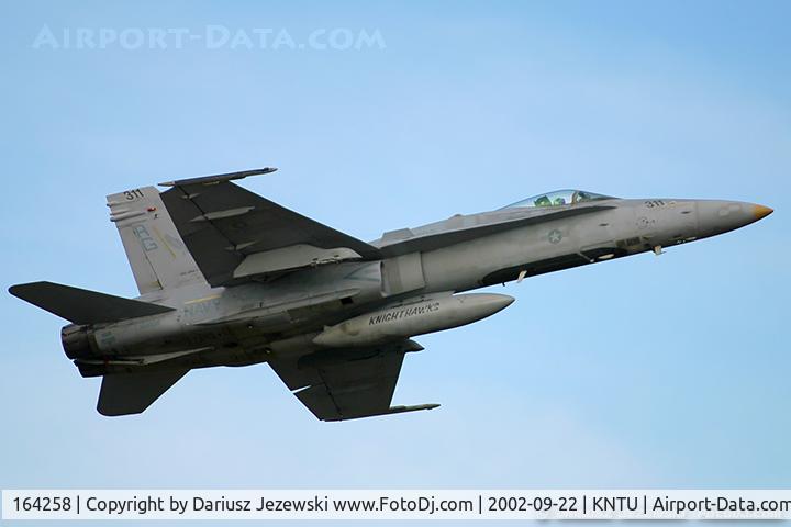 164258, 1991 McDonnell Douglas F/A-18C Hornet C/N 1021/C239, F/A-18C Hornet 164258 AG-311 from VFA-136 'Knighthawks' NAS Oceana, VA