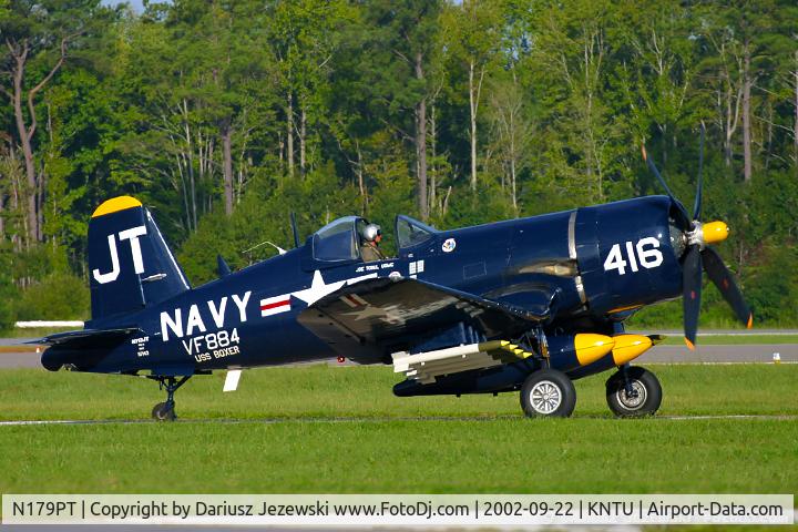 N179PT, 1948 Vought F4U-5 Corsair C/N Not found (Bu122179), Chance Vought F4U-5 Corsair C/N 122179, N179PT