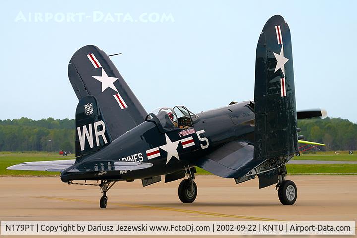 N179PT, 1948 Vought F4U-5 Corsair C/N Not found (Bu122179), Chance Vought F4U-5 Corsair C/N 122179, N179PT