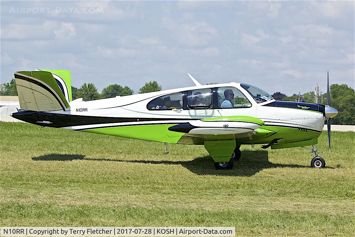 N10RR, 1954 Beech E35 C/N D-3706, at 2017 EAA AirVenture at Oshkosh