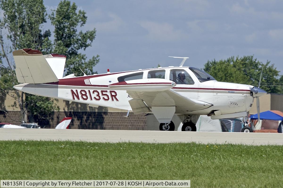 N8135R, 1974 Beech V35B Bonanza C/N D-9696, at 2017 EAA AirVenture at Oshkosh