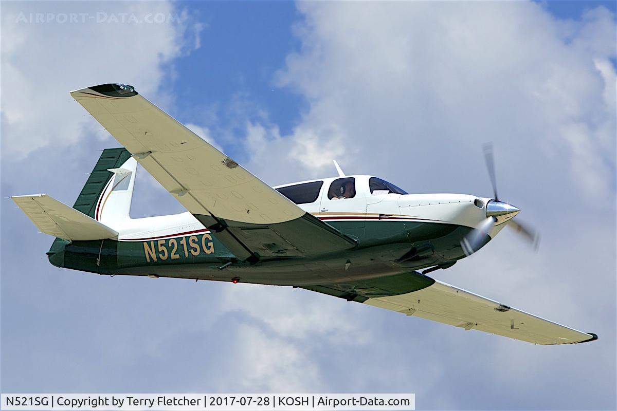 N521SG, 2005 Mooney M20R Ovation C/N 29-0362, at 2017 EAA AirVenture at Oshkosh