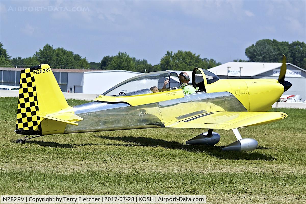 N282RV, 2016 Vans RV-8 C/N 81892, at 2017 EAA AirVenture at Oshkosh