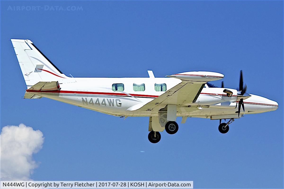 N444WG, 1982 Piper PA-31T2 Cheyenne IIXL C/N 31T-8166051, at 2017 EAA AirVenture at Oshkosh