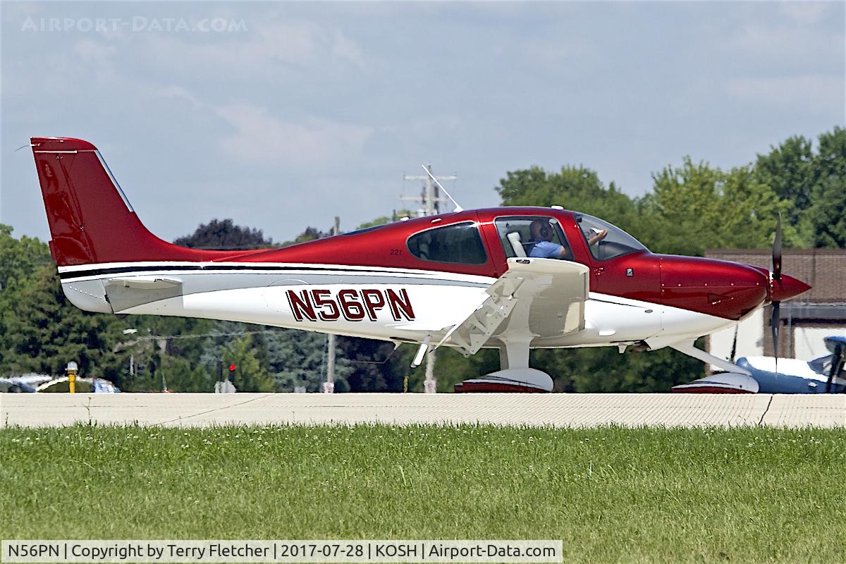 N56PN, 2016 Cirrus SR-22T C/N 1444, at 2017 EAA AirVenture at Oshkosh