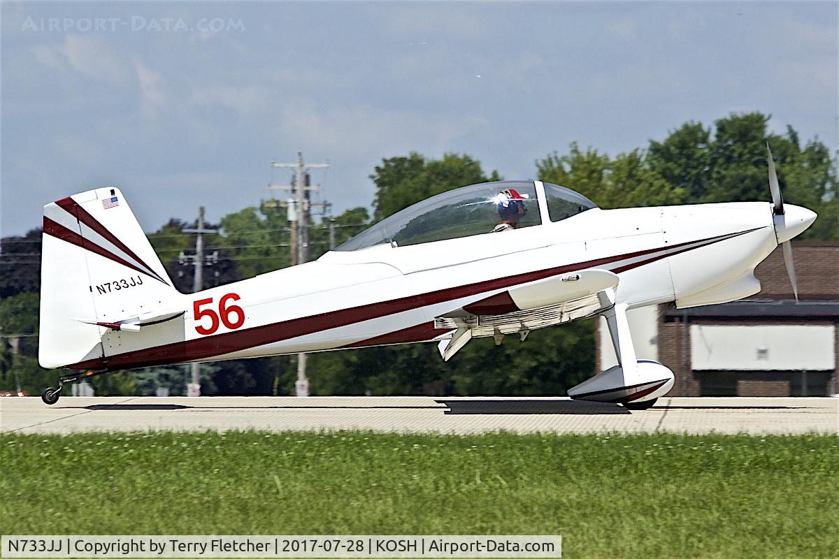 N733JJ, 2001 Vans RV-8 C/N 80331, at 2017 EAA AirVenture at Oshkosh