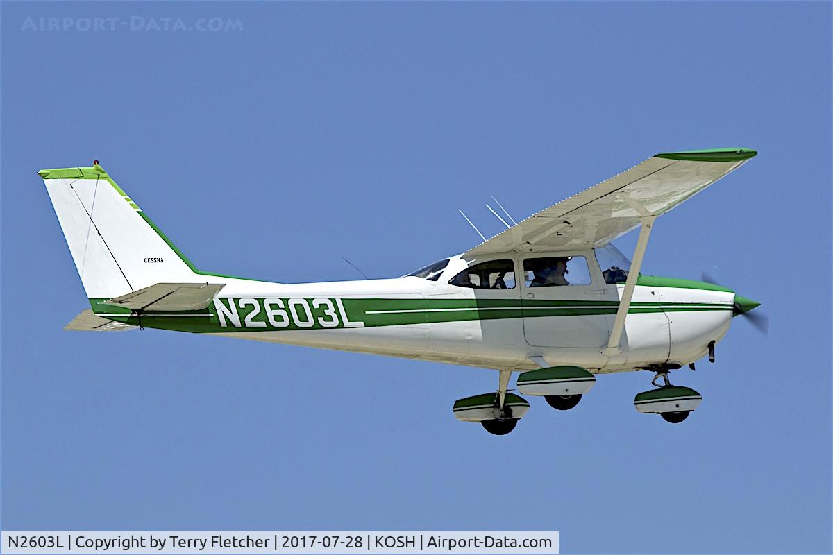 N2603L, 1967 Cessna 172H C/N 17255803, at 2017 EAA AirVenture at Oshkosh