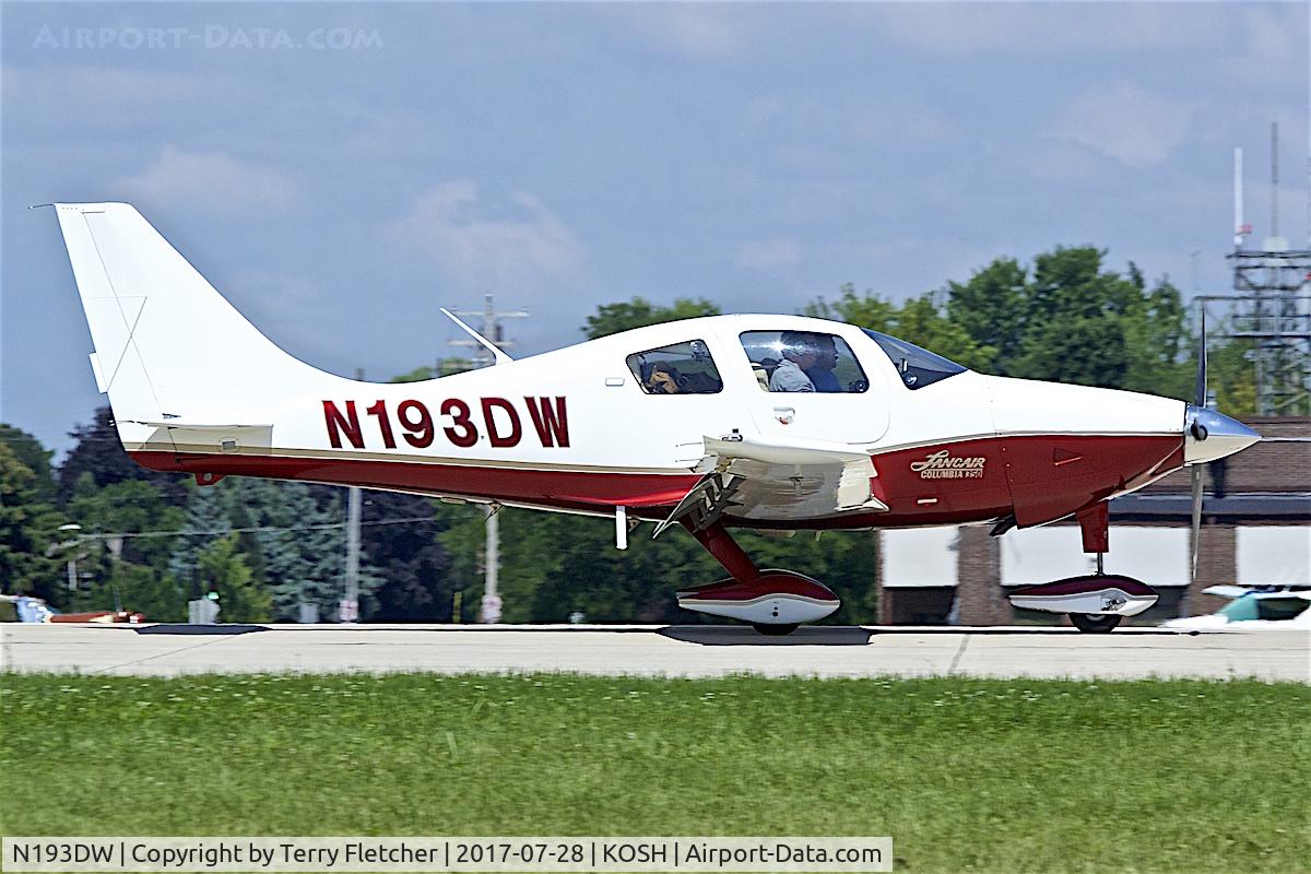 N193DW, 2004 Lancair LC42-550FG C/N 42043, at 2017 EAA AirVenture at Oshkosh