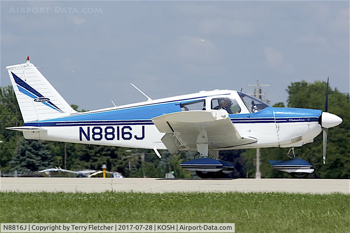 N8816J, 1965 Piper PA-28-180 Cherokee C/N 28-2770, at 2017 EAA AirVenture at Oshkosh