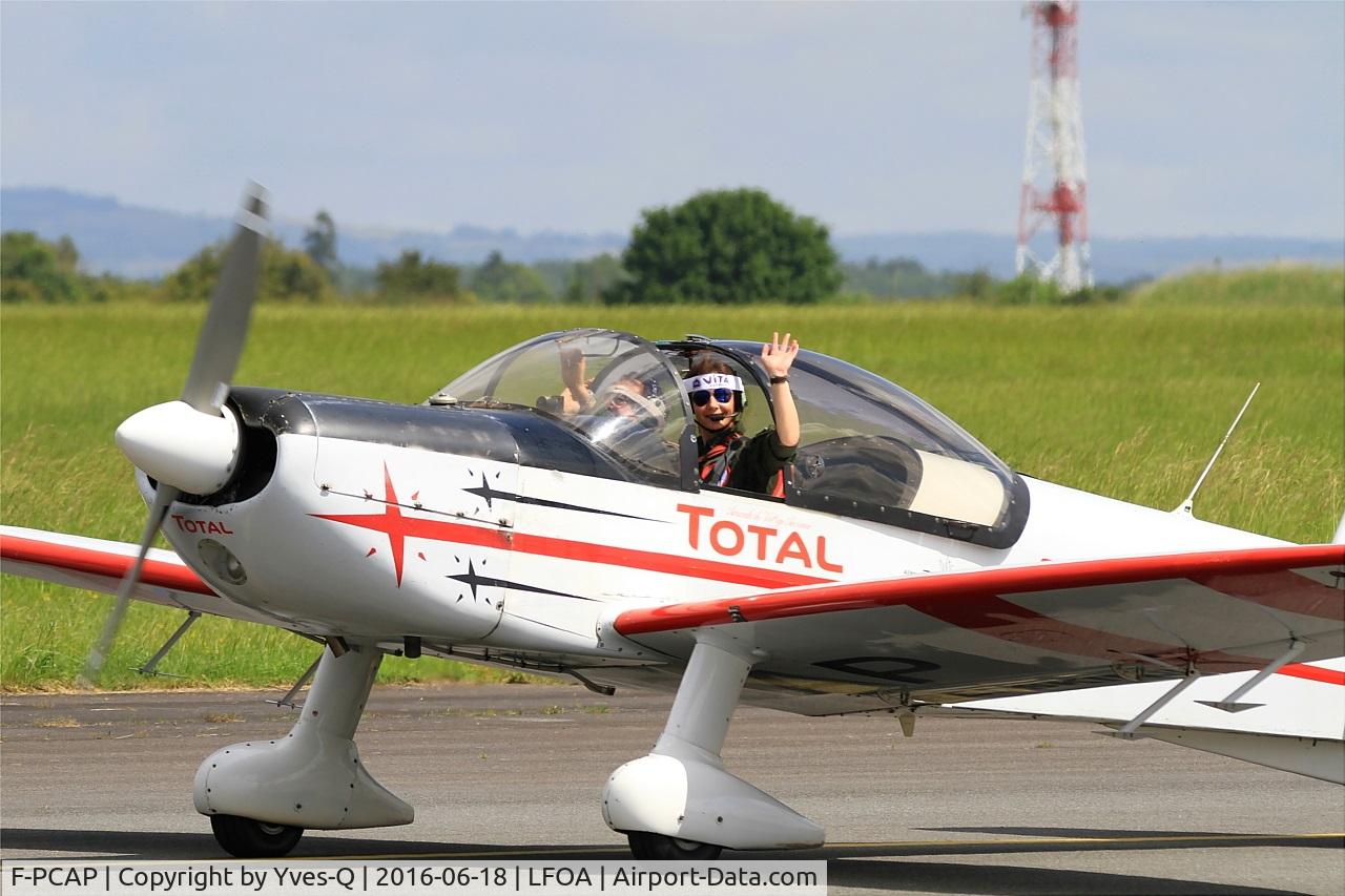 F-PCAP, Mudry CAP-10 C/N A5, Mudry CAP-10, Taxiing to flight line, Avord Air Base 702 (LFOA) Open day 2016