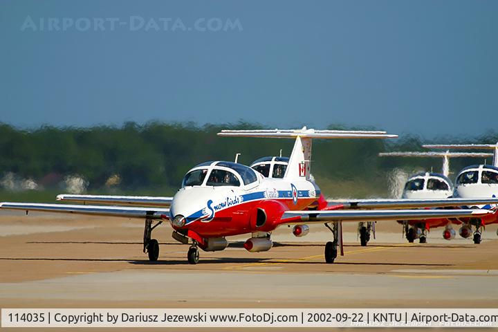 114035, Canadair CT-114 Tutor C/N 1035, CAF CT-114 Tutor 114035 C/N 1035 from Snowbirds Demo Team 15 Wing CFB Moose Jaw, SK