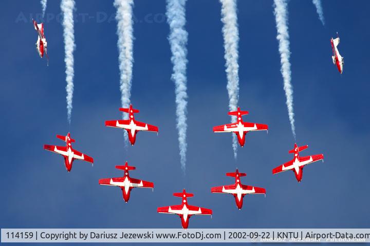 114159, Canadair CT-114 Tutor C/N 1159, CAF CT-114 Tutor 114159 C/N 1159 from Snowbirds Demo Team 15 Wing CFB Moose Jaw, SK