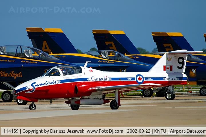 114159, Canadair CT-114 Tutor C/N 1159, CAF CT-114 Tutor 114159 C/N 1159 from Snowbirds Demo Team 15 Wing CFB Moose Jaw, SK