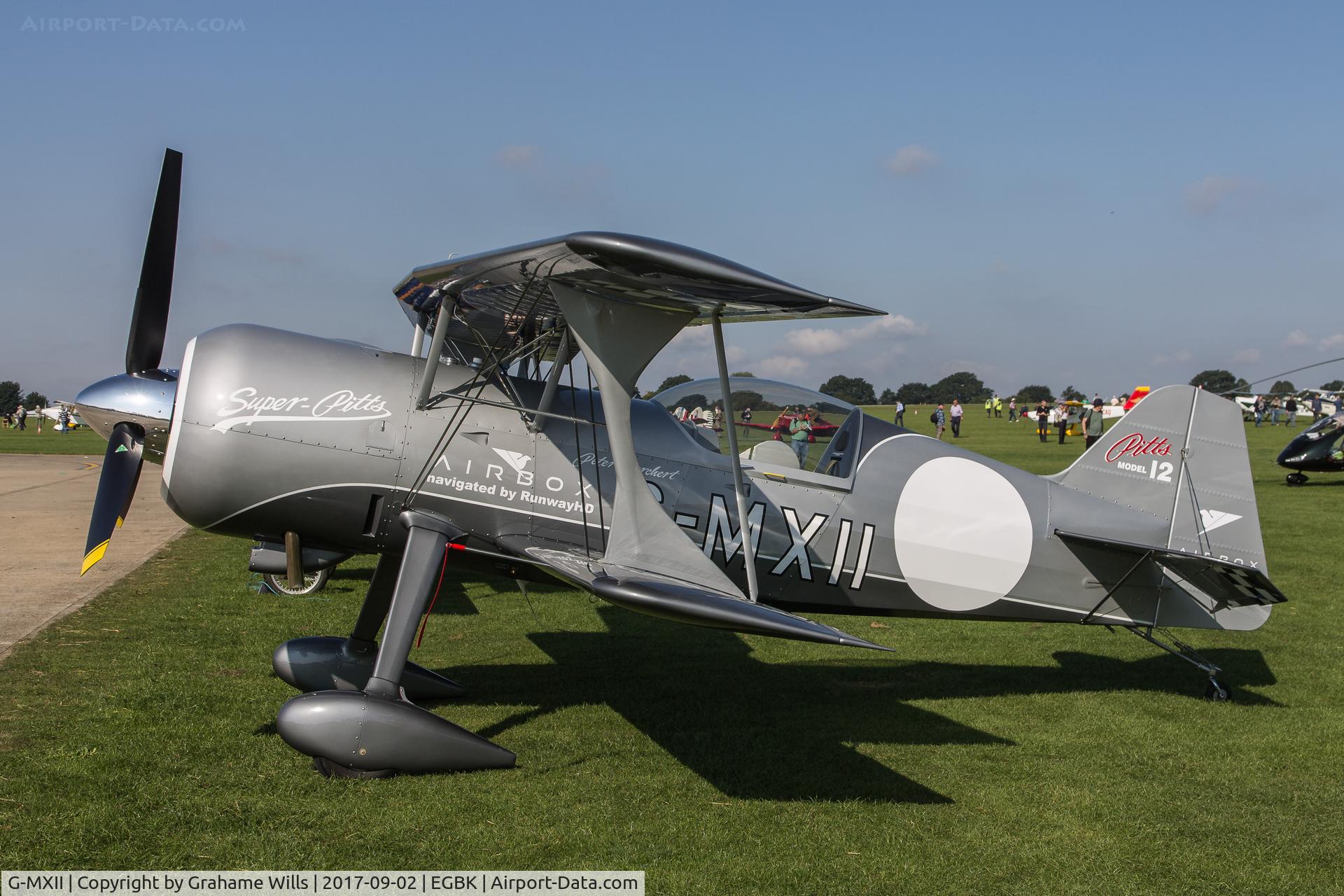 G-MXII, 2012 Pitts Model 12 C/N LAA 349 15116, Pitts Model 12 G-MXII Light Aircraft Association Rally 2017
