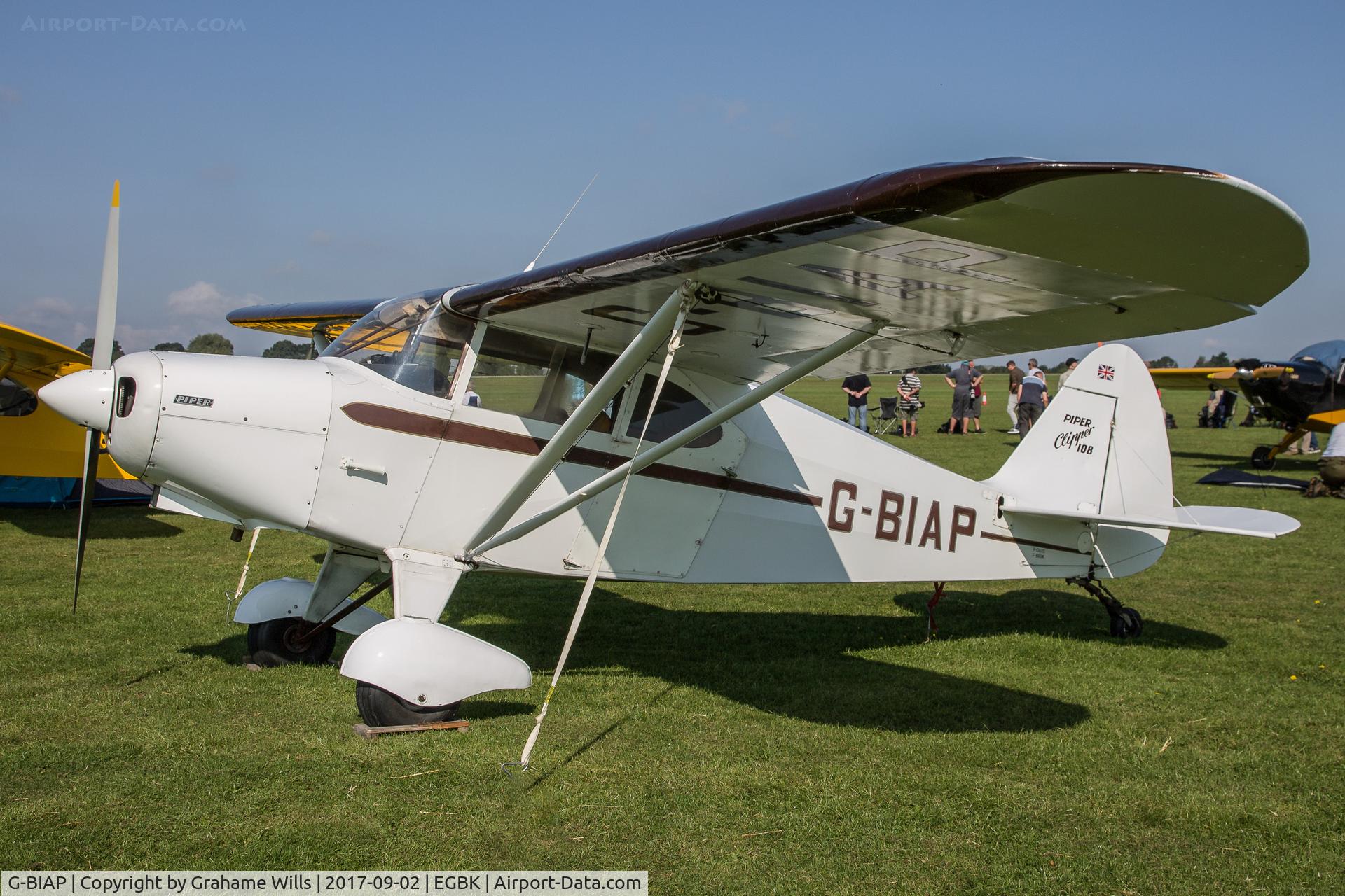 G-BIAP, 1950 Piper PA-16 Clipper Clipper C/N 16-732, Piper PA-16 Clipper G-BIAP G-BIAP Flying Group Light Aircraft Association Rally 2017