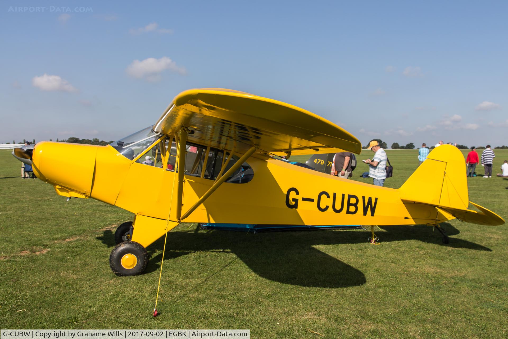 G-CUBW, 2005 Wag-Aero CUBy Acro Trainer C/N PFA 108-13581, WAG-Aero Acro Trainer G-CUBW Light Aircraft Association Rally 2017