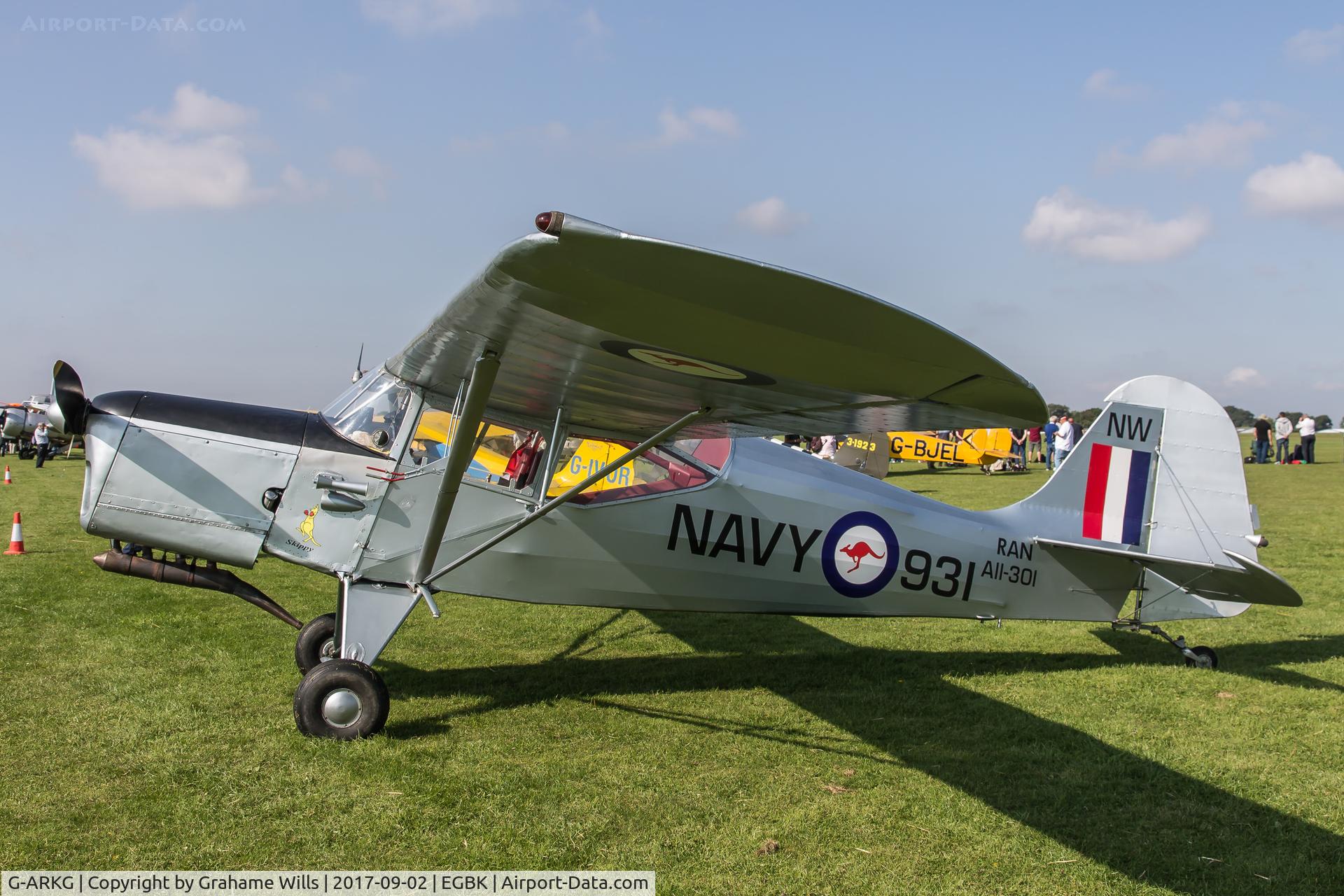G-ARKG, 1952 Auster J-5G Autocar C/N 3061, Auster J/5G Autocar A11-301 (G-ARKG) Light Aircraft Association Rally 2017