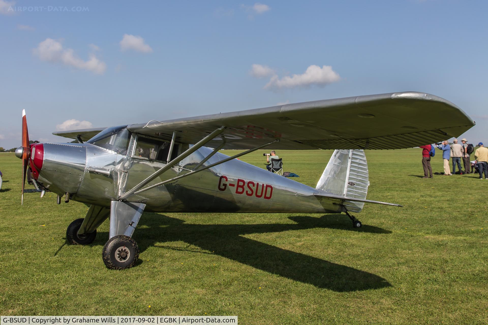 G-BSUD, 1941 Luscombe 8A Silvaire C/N 1745, Luscombe 8A Silvaire G-BSUD Luscombe Quartet Light Aircraft Association Rally 2017