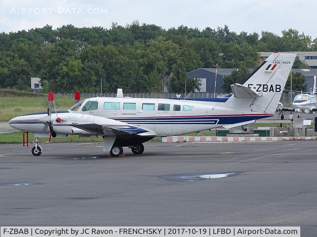 F-ZBAB, 1988 Reims F406 Vigilant C/N F406-0025, France Douanes