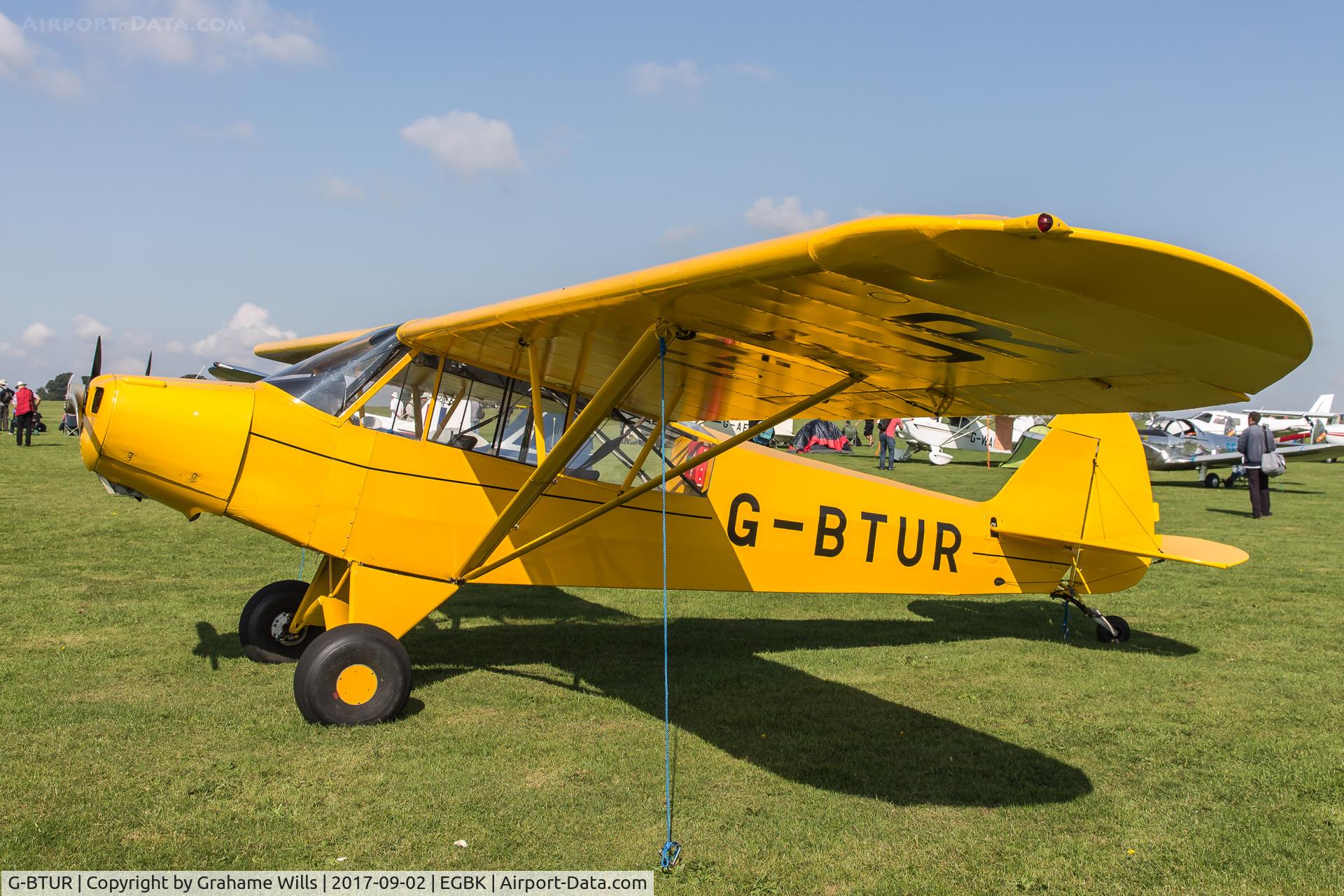 G-BTUR, 1953 Piper L-18C Super Cub (PA-18-95) C/N 18-3205, Piper PA-18-95 Super Cub G-BTUR Light Aircraft Association Rally 2017