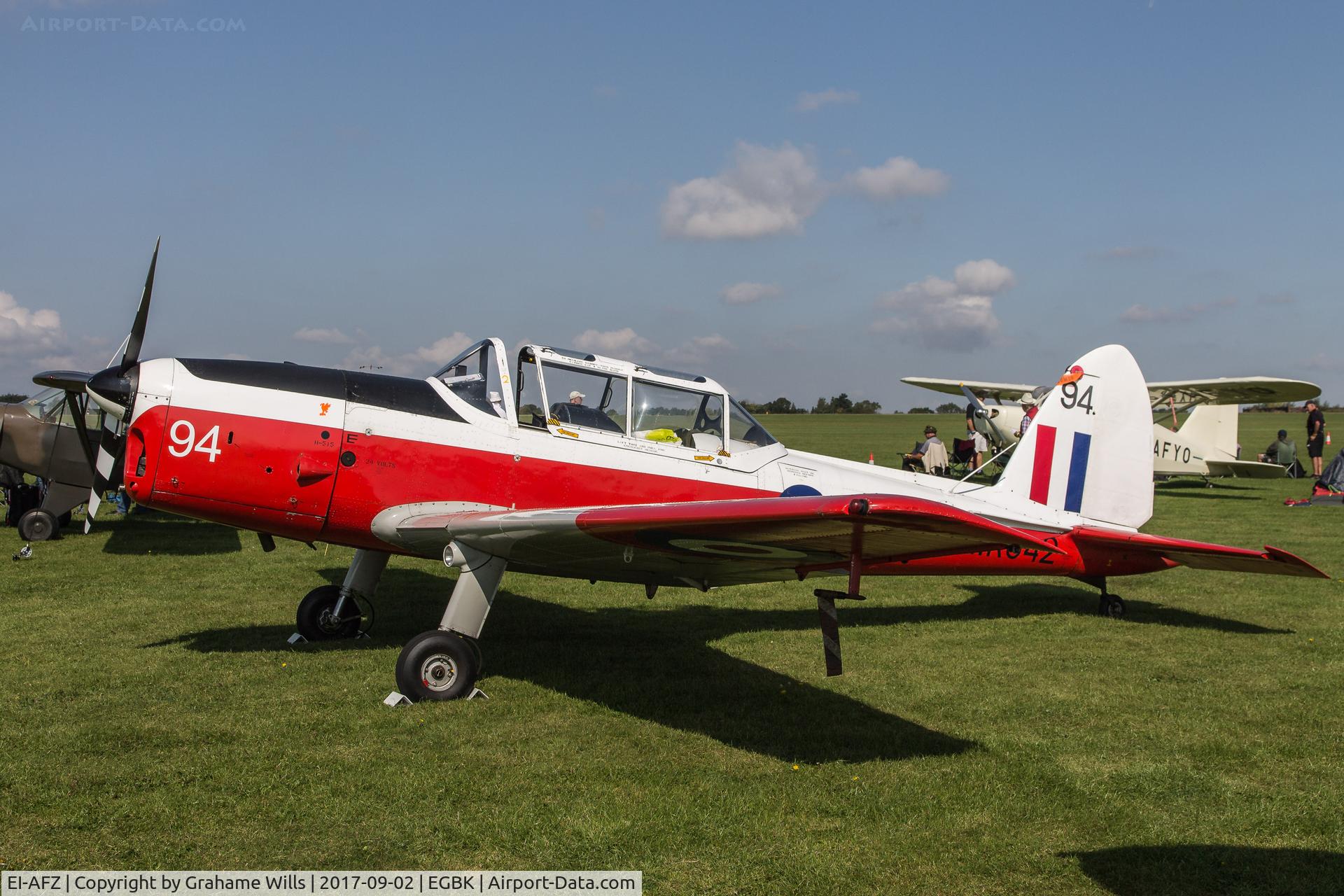 EI-AFZ, 1952 De Havilland DHC-1 Chipmunk T.10 C/N C1/0659, De Havilland Canada Chipmunk T10 WK642 (ex G-BXDP) Light Aircraft Association Rally 2017