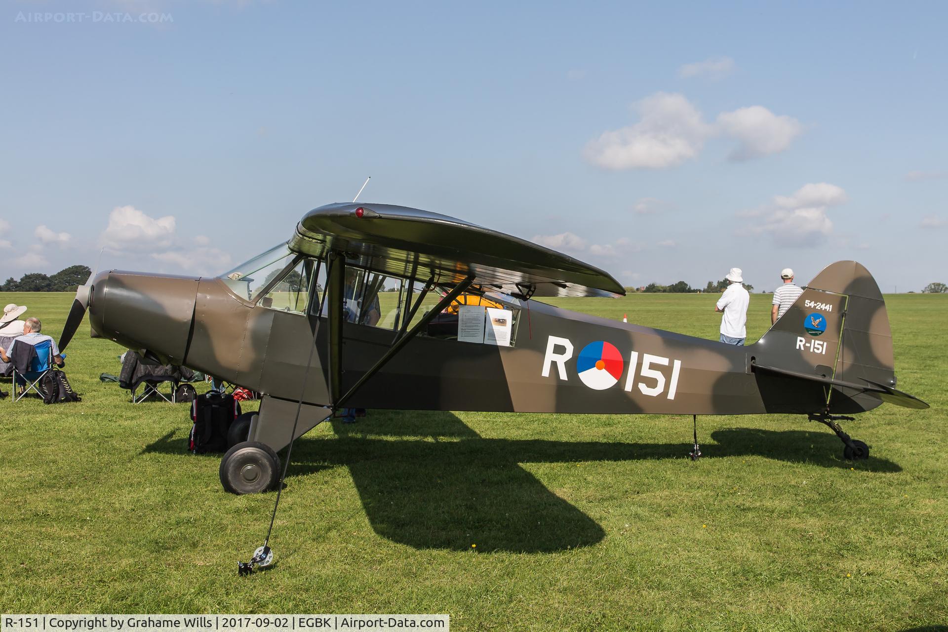 R-151, 1954 Piper L-21B Super Cub (PA-18-135) C/N 18-3841, Piper L-21B Super Cub 54-2441/R-151 (G-BIYR) Delta Fox Flying Group Light Aircraft Association Rally 2017