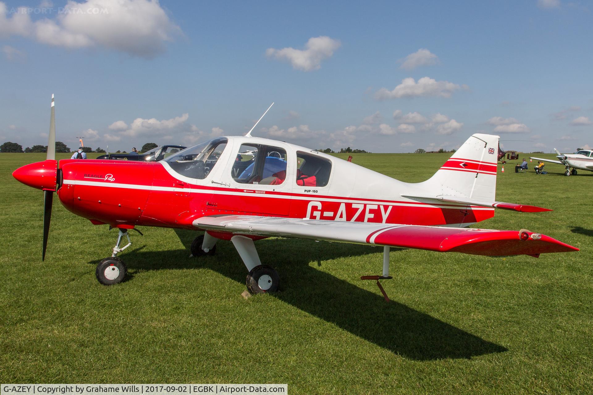 G-AZEY, 1969 Beagle B-121 Pup Series 2 (Pup 150) C/N B121-136, Beagle B121 Pup 2 G-AZEY Light Aircraft Association Rally 2017