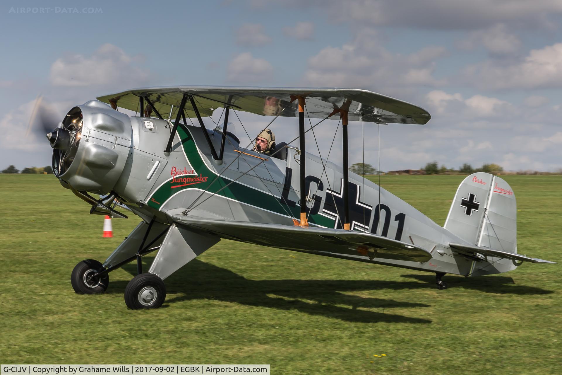 G-CIJV, 1940 CASA 1-133 Jungmeister C/N 35, CASA 1-133 Jungmeister LG01 (G-CIJV) Light Aircraft Association Rally 2017