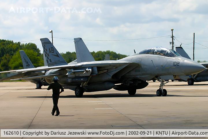 162610, Grumman F-14A Tomcat C/N 532, F-14A Tomcat 162610 AB-102 from VF-211 'Checkmates' NAS Oceana, VA