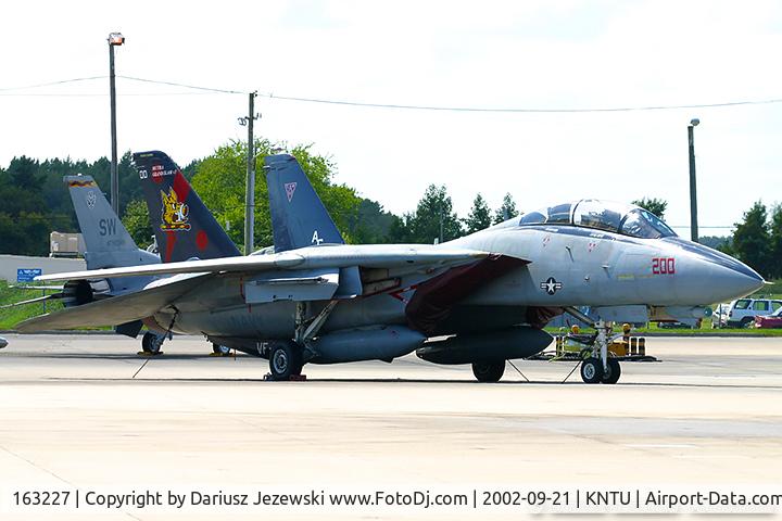 163227, Grumman F-14B Tomcat Tomcat C/N 588, F-14B Tomcat 163227 AG-200 from VF-11 'Red Rippers' NAS Oceana, VA