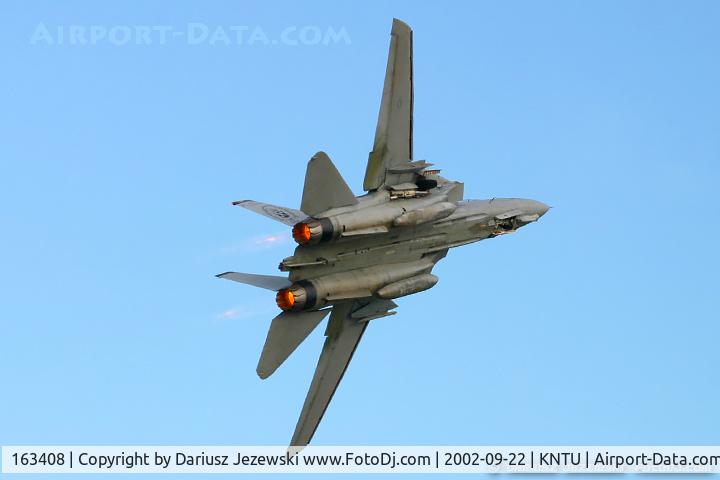 163408, Grumman F-14B Tomcat Tomcat C/N 592, F-14B Tomcat 163408 AG-203 from VF-11 'Red Rippers' NAS Oceana, VA