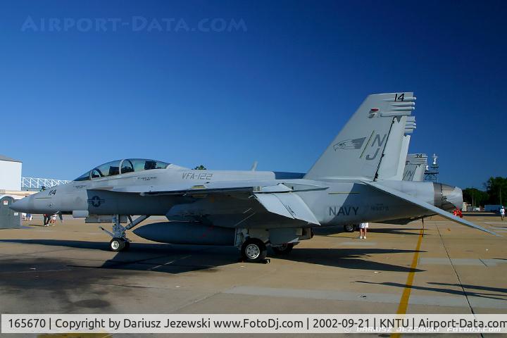 165670, Boeing F/A-18F Super Hornet C/N 1503/F009, F/A-18F Super Hornet 165670 NJ-114 from VFA-122 'Flying Eagles' NAS Lemoore, CA