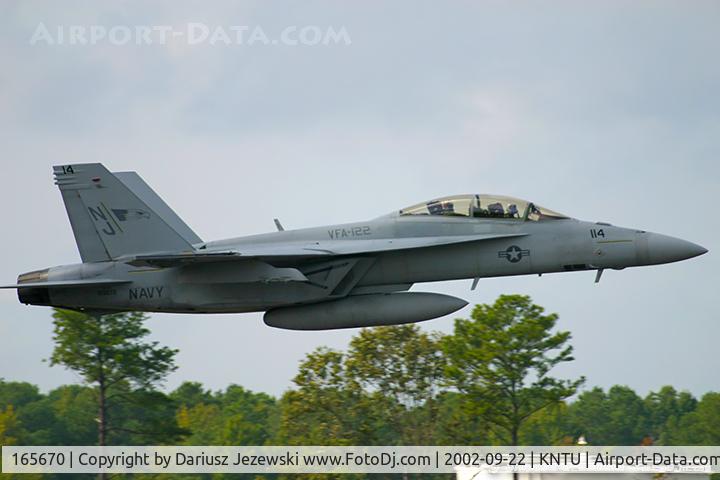 165670, Boeing F/A-18F Super Hornet C/N 1503/F009, F/A-18F Super Hornet 165670 NJ-114 from VFA-122 