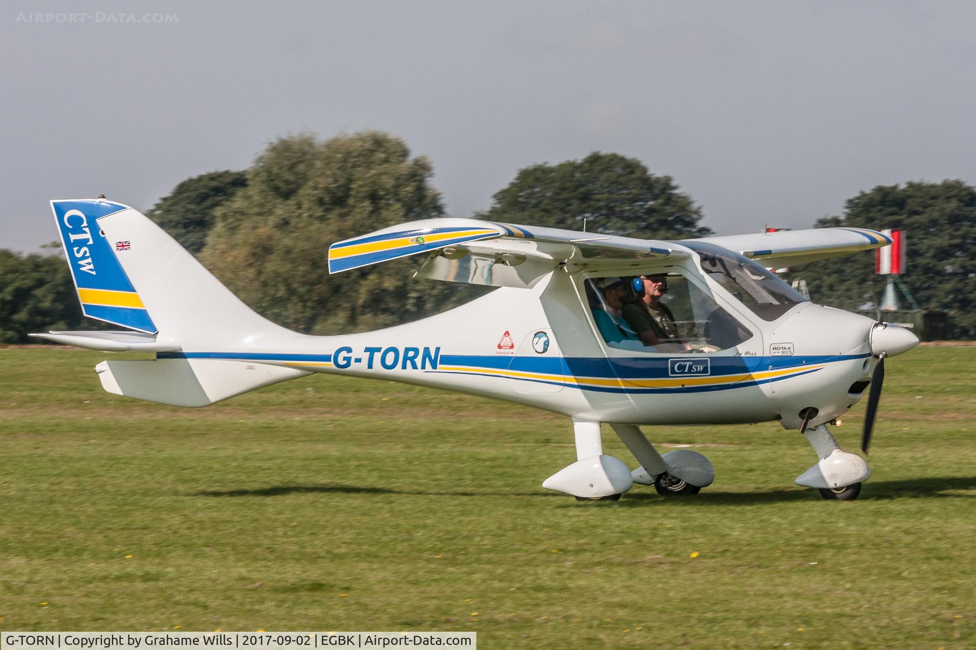 G-TORN, 2006 Flight Design CTSW C/N 8189, Flight Design CTSW G-TORN Light Aircraft Association Rally 2017