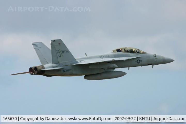 165670, Boeing F/A-18F Super Hornet C/N 1503/F009, F/A-18F Super Hornet 165670 NJ-114 from VFA-122 