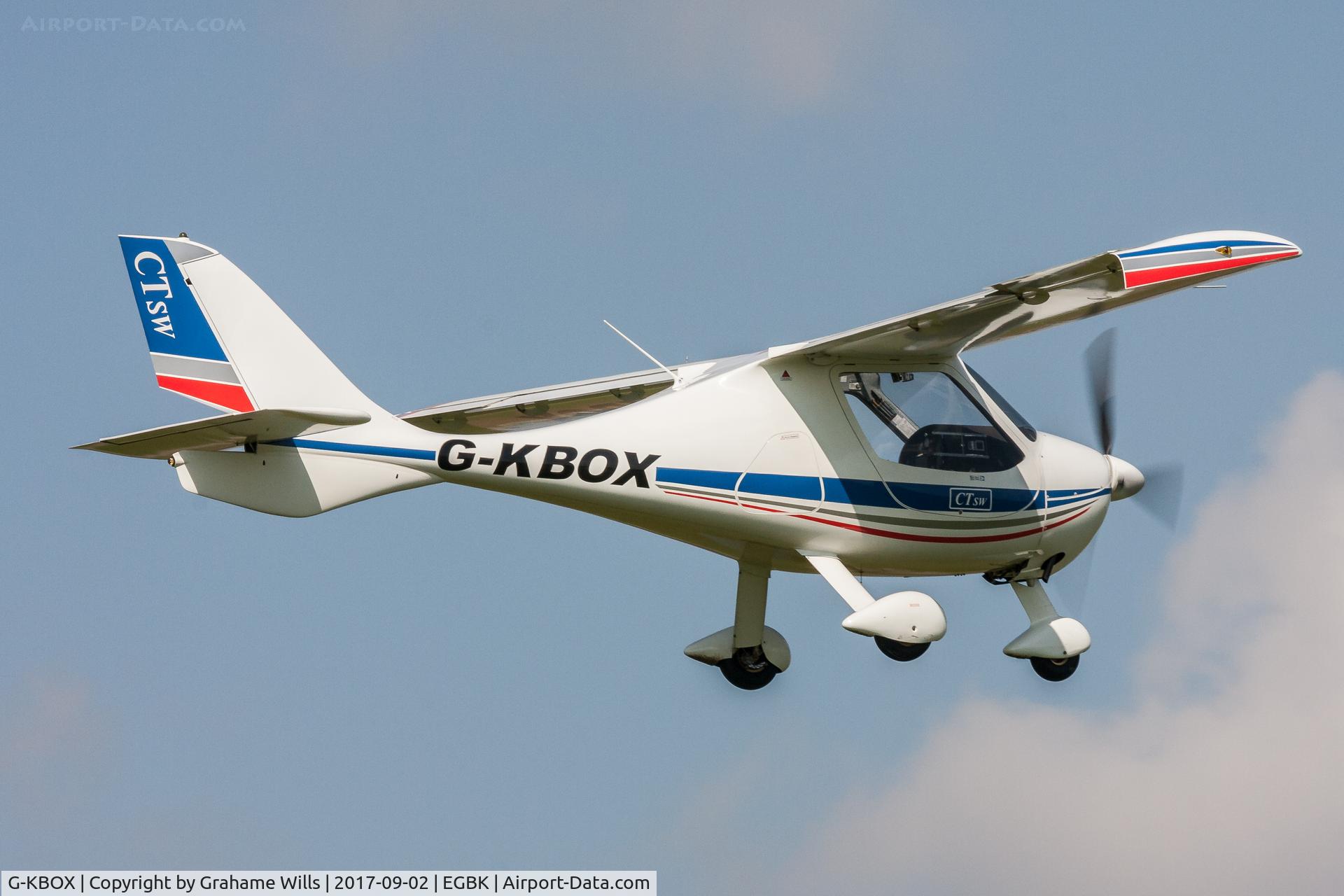 G-KBOX, 2008 Flight Design CTSW C/N 8365, Flight Design CTSW G-KBOX Light Aircraft Association Rally 2017
