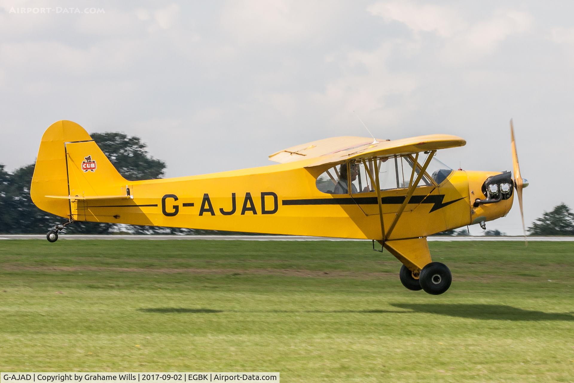 G-AJAD, 1943 Piper J3C-65 Cub Cub C/N 11700, Piper J-3C-65 G-AJAD Light Aircraft Association Rally 2017