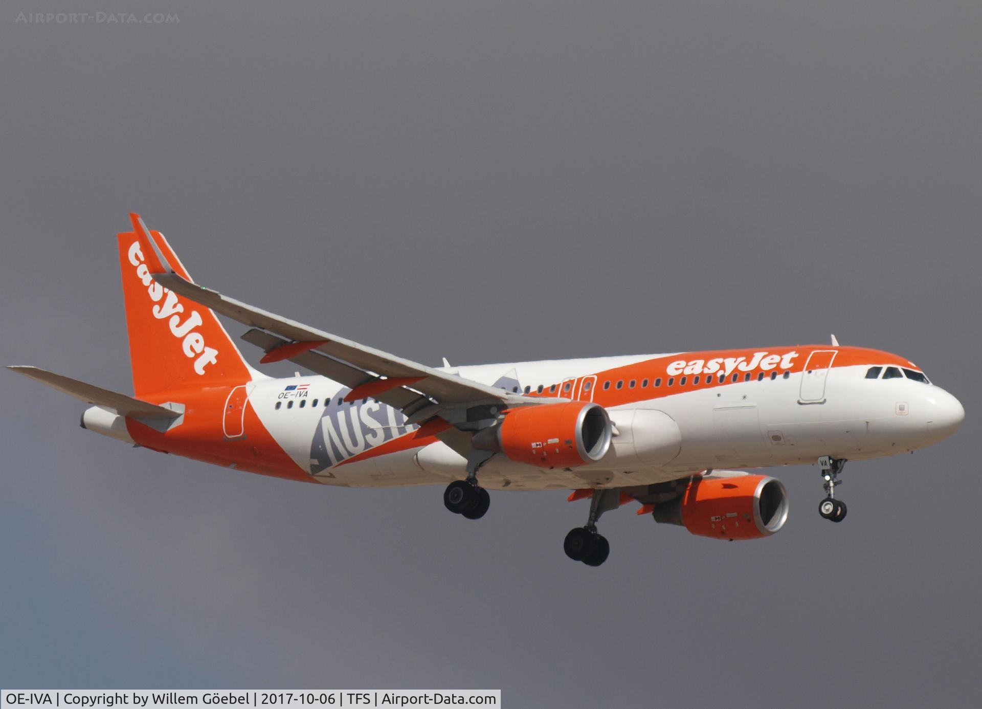 OE-IVA, 2015 Airbus A320-214 C/N 6970, Landing on TFS