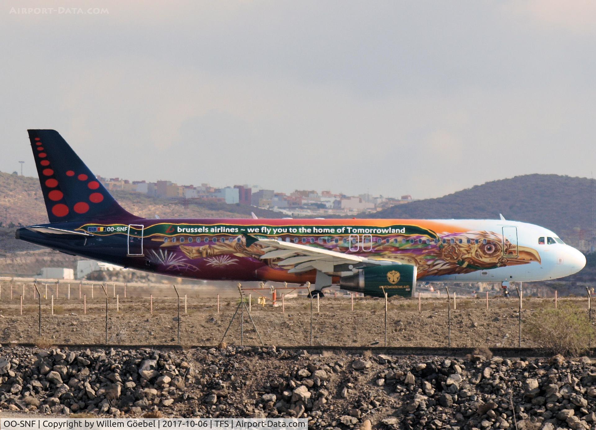 OO-SNF, 2006 Airbus A320-214 C/N 2810, Taxi to runway of TFS