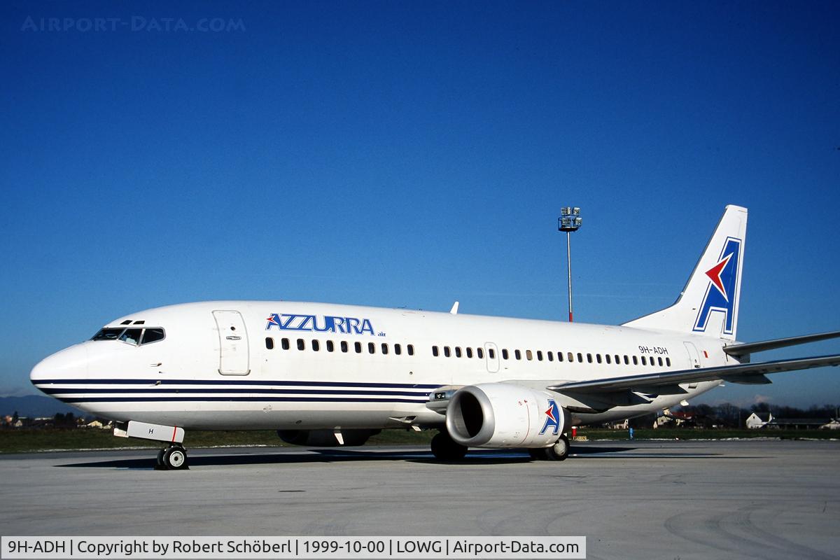 9H-ADH, 1998 Boeing 737-33A C/N 27459, 9H-ADH @ LOWG