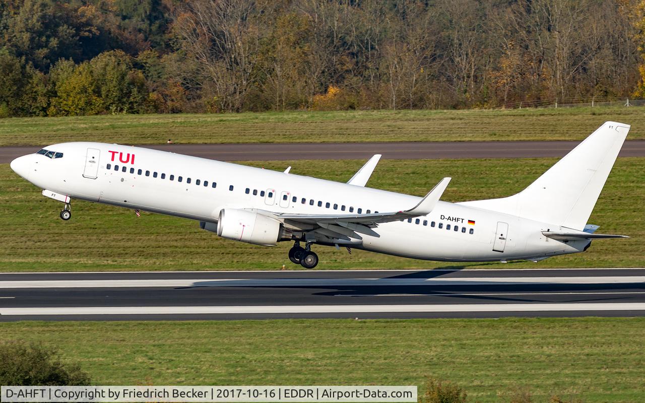 D-AHFT, 2000 Boeing 737-8K5 C/N 30413, departure to Heraklion via RW27