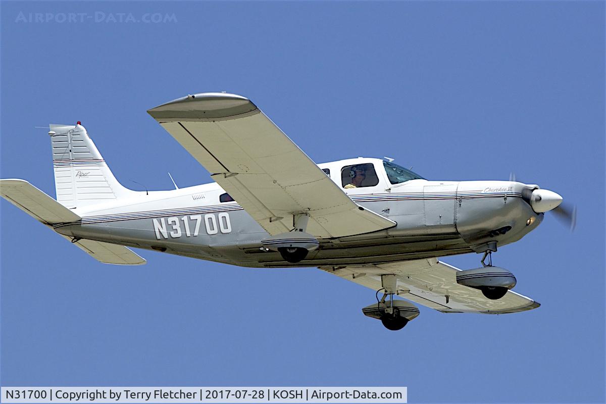 N31700, 1978 Piper PA-32-300 Cherokee Six Cherokee Six C/N 32-7840143, at 2017 EAA AirVenture at Oshkosh