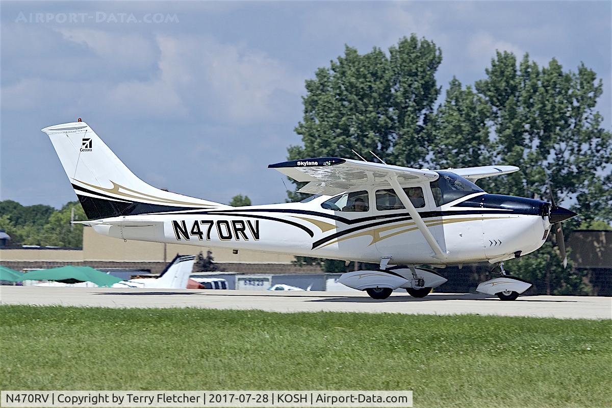 N470RV, 1968 Cessna 182M Skylane Skylane C/N 18259314, at 2017 EAA AirVenture at Oshkosh